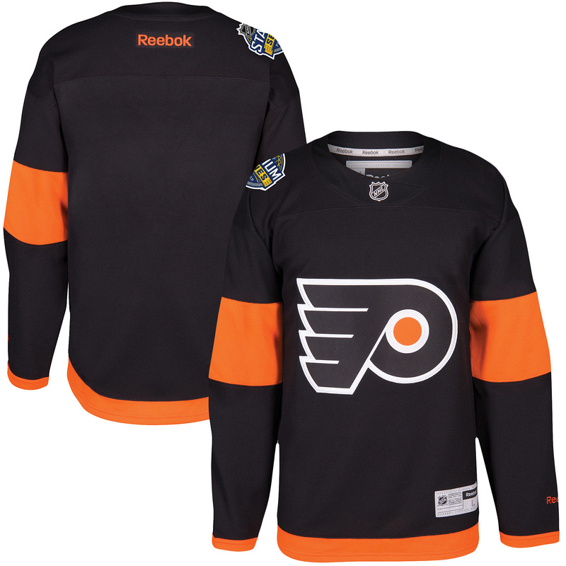 Men Philadelphia Flyers Reebok Black 2017 Stadium Series Premier Jersey